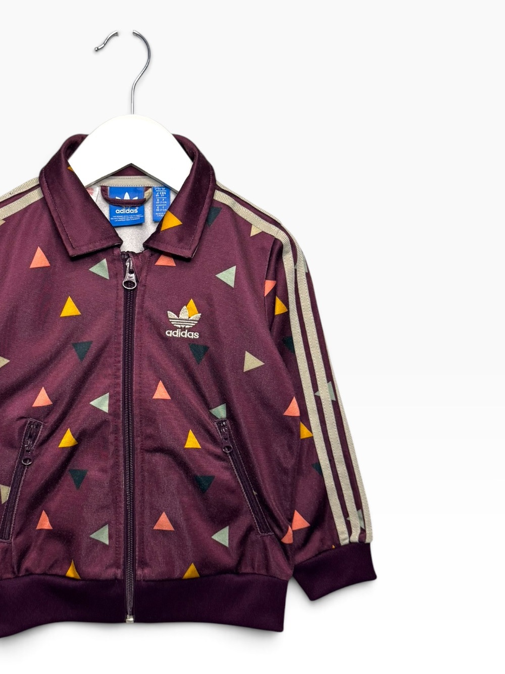 ⭐️ 5/$30 Adidas Kids Zip Track Jacket size 3T - Picture 2 of 2